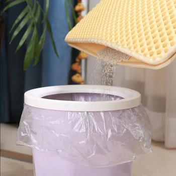 

Pet Cat Litter Mat Environment-friendly EVA Double Layer Anti Splash Cats litter mat Bear Paw Easy to Clean