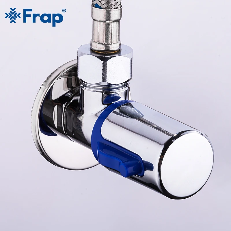 Frap Универсальный треугольный клапан угловой клапан аксессуары для ванной комнаты гальванические заправочные клапаны для водонагревателя туалета F7303