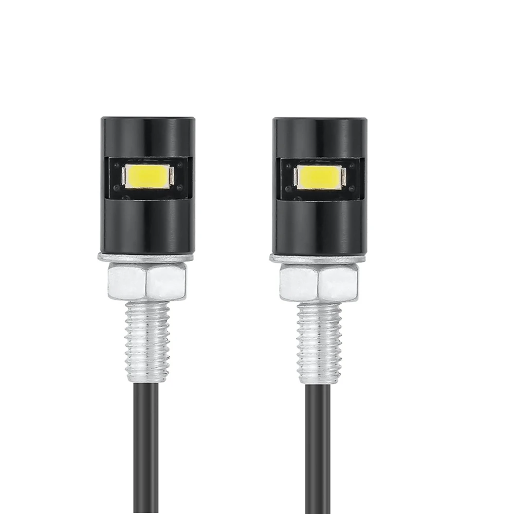 

2 Pieces car led signal light LED Number License Plate lamp Super White Light Lamp For Motorcycle Auto Bolt Bulb for bmw volvo