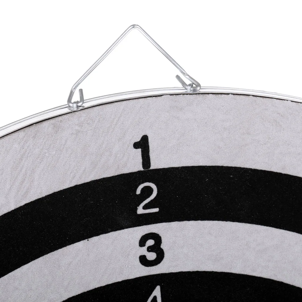 Durable 15'' Two Side Printing Dart Board Dartboard and 6 Darts for Darts Game