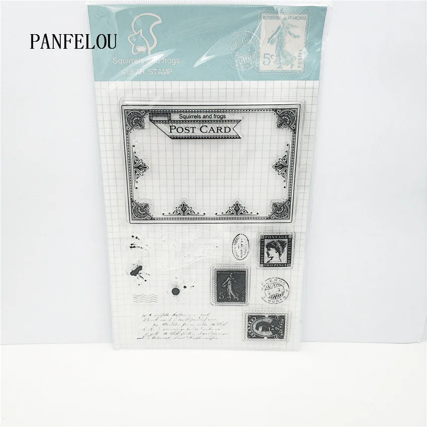 

PANFELOU Combination of notes Transparent Clear Silicone Stamp/Seal DIY scrapbooking/photo album Decorative clear stamp sheets