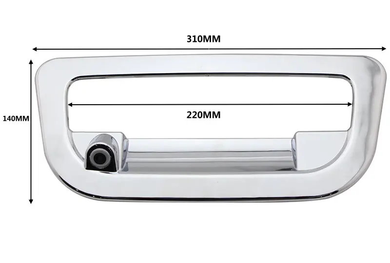 Liislee Автомобильная запасная парковочная камера для Chevrolet S10 2012~, камера заднего вида, ручка багажника, камера