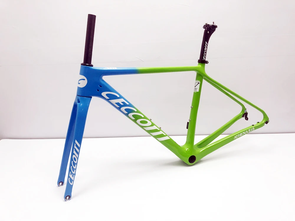 Sale Disc brake carbon road bike frame Ceccotti carbon speed road bicycle frame 43/46/50/52cm 4