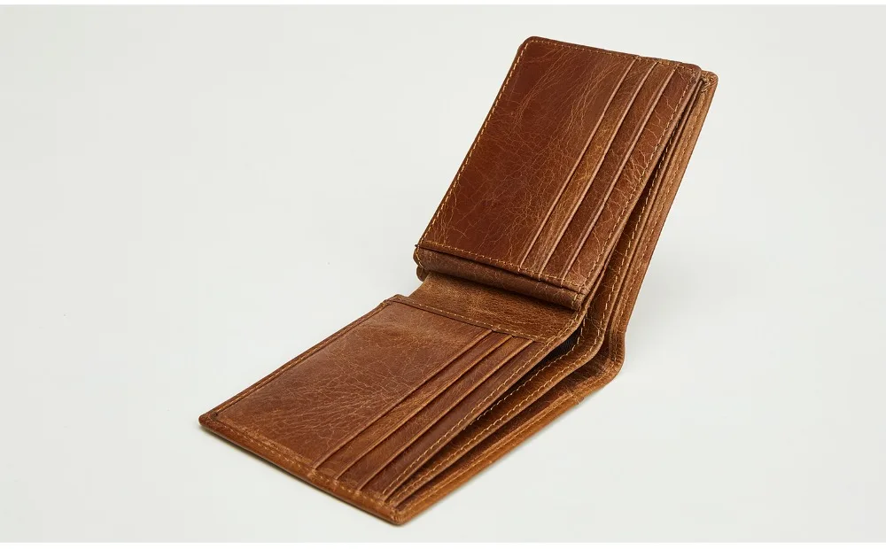 2054--Genuine Cow Leather Credit Card Holder Purses Travel Short Male Leather Wallet For Men-_01 (5)