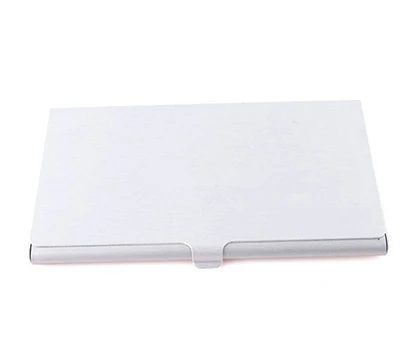 9,3x5,7x0,7 см чехол для визитных карточек и кредитных карт металлический тонкий футляр держатель для карт Алюминиевый карман