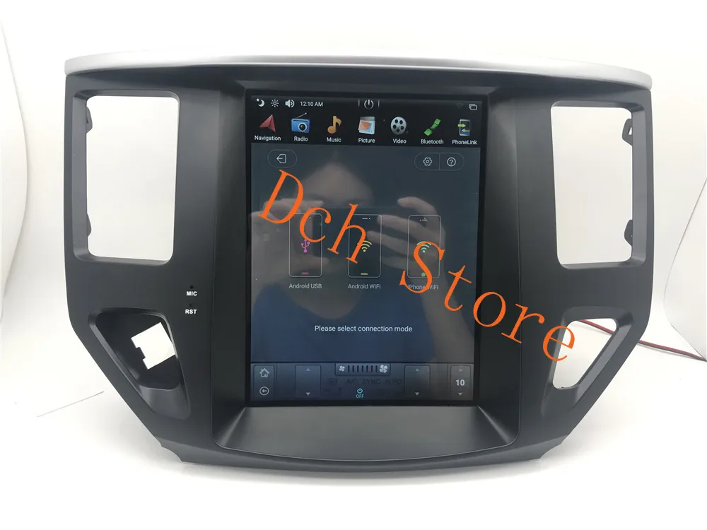 10,4 ''PX6 tesla стиль Android 8,1 автомобильный dvd-плеер gps навигация для NISSAN Pathfinder 2013 ips