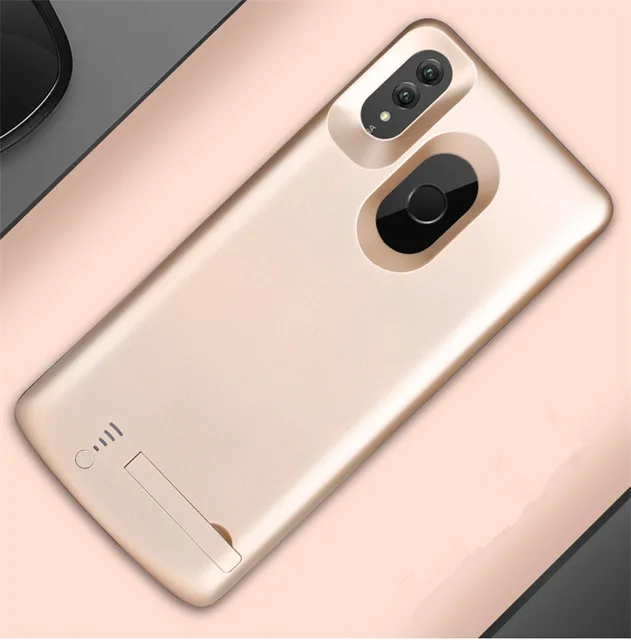 Резервного питания банк чехол для huawei Honor Note10 портативный аккумулятор зарядное устройство крышка 6000 мАч Расширенный телефон контейнер для аккумуляторных батарей - Цвет: Розовый