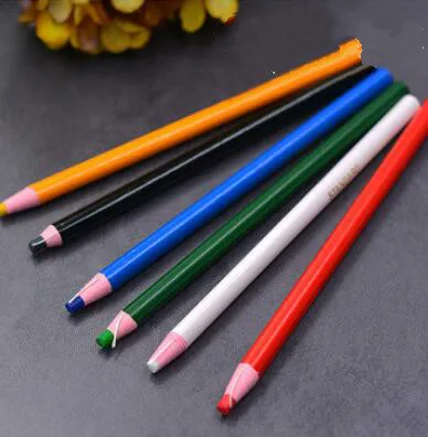 Colorful Erasable Fabric Tailors Chalk Tailor's Chalk Pencil Fabric Patchwork Marker Clothing Pattern DIY Sewing Tools GYH - Цвет: 6 Color Chalk Pencil