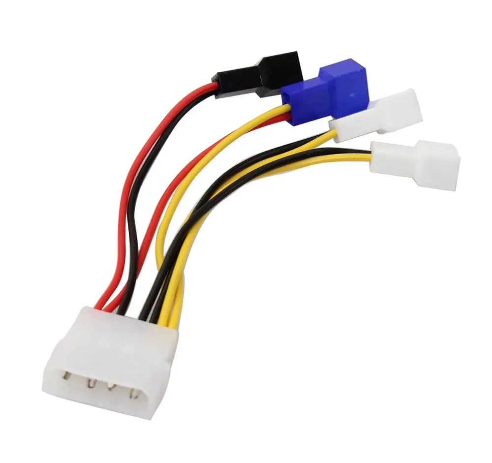 10 шт. кабели питания для компьютерных кулеров от Molex до 3Pin 12 В/7 В/5 В|Компьютерные и