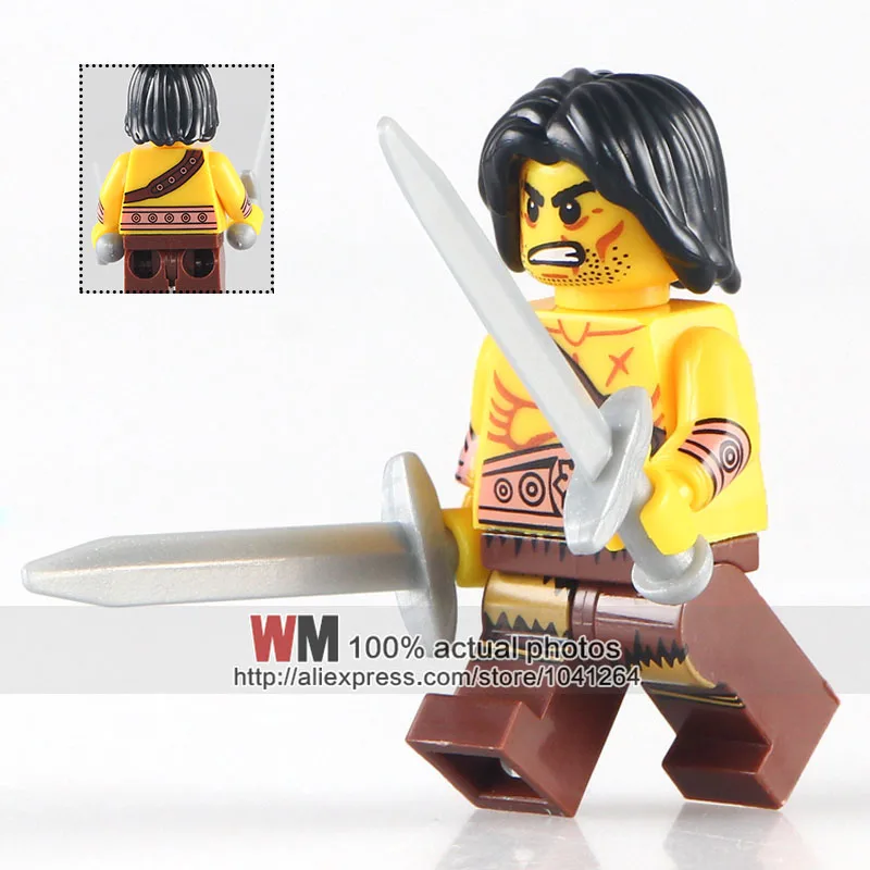 

20pcs/lot XH624 The Barbarian Savag Medieval Egyptian Atlantis Building Blocks Bricks Children Gifts Toys Hobbies X0161