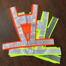 Высокое качество V-образный светоотражающий жилет, защита во время работы