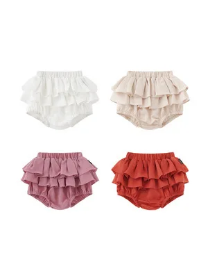 

Infant Toddler Kids Girl Shorts Korean Summer Girl Clothings Ruffles Kids Girl Shorts