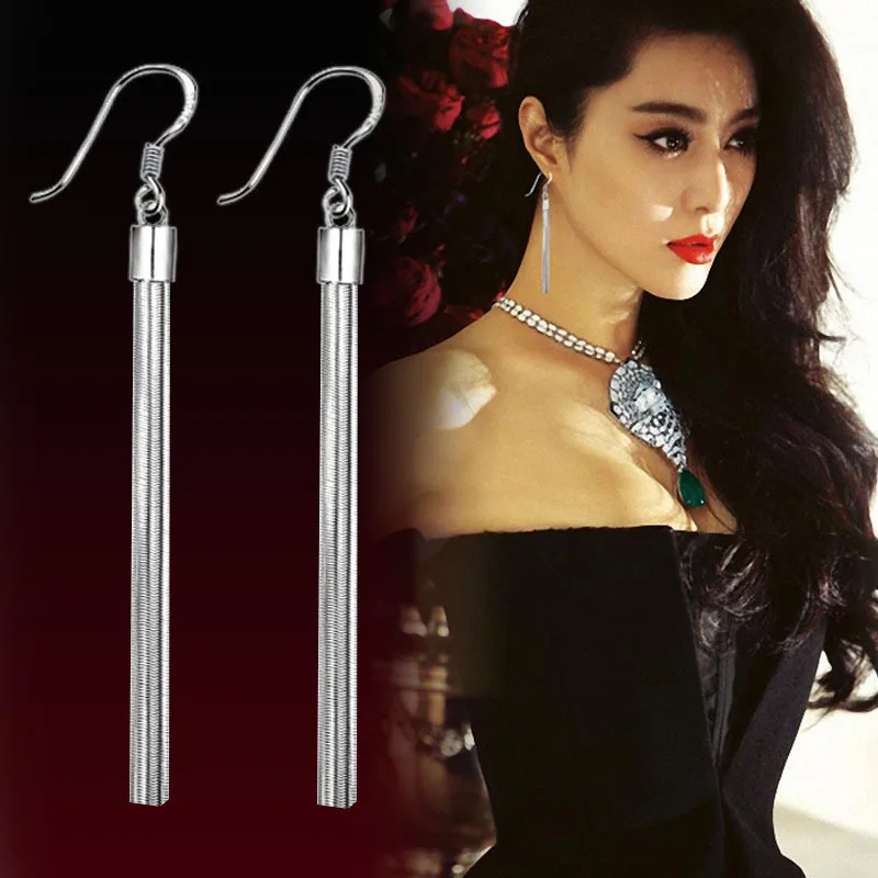 

C783 Long Tassel Earrings For Women Dangle Drop Brincos Fashion Jewelry Wedding Engagement Bijoux Earing boucle d'oreille 2018
