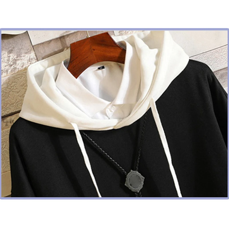 Модная поддельная толстовка из двух частей пуловер аниме Hokage Uchiha Clan в стиле хип