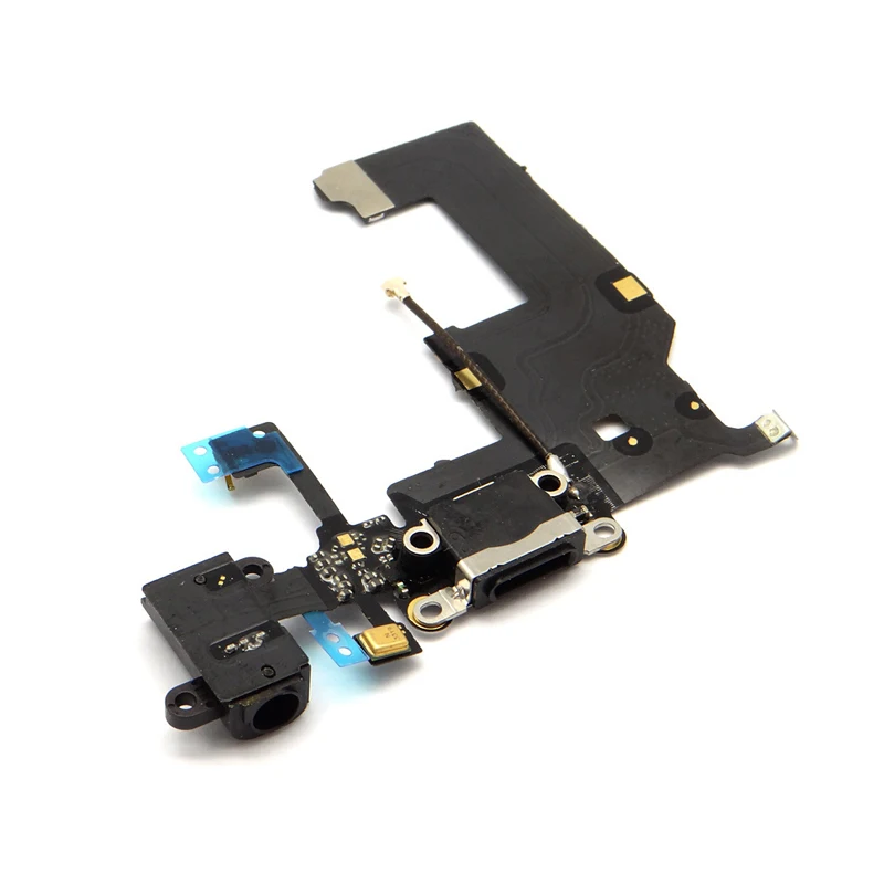 10Pcs For iPhone 5G 5S 5C 6G 6P 7G 7P 8G 8P X Tail Plug Flex Cable Audio Flex Cable Earphone Flex Cable Charging cable assembly