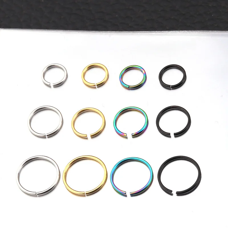 

5pcs/lot Snug Rook Daith Tragus Lobe Helix Piercing Ear Cartilage Hoop Earrings Tiny Endless Hoop Lip Nose Septum Jewelry