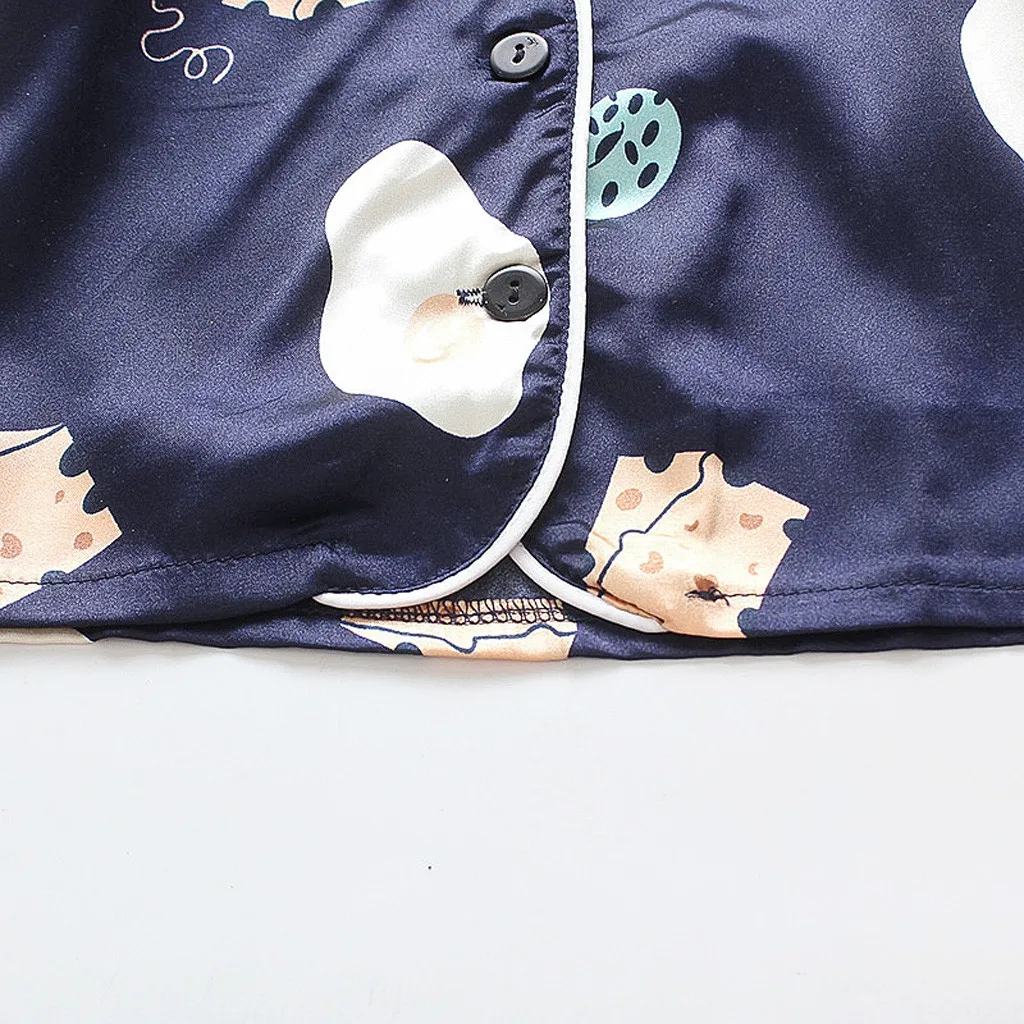Одежда для сна с рисунком для маленьких мальчиков и девочек футболка с короткими рукавами и шорты одежда из полиэстера из 2 предметов Домашняя одежда, пижамный комплект# p4