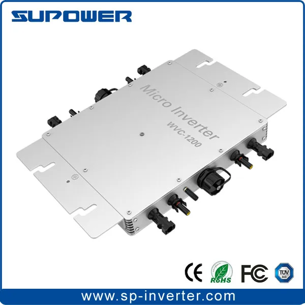 

New Generation With 433MHz Wireless monitoring function Solar Grid Tie Microinverter WVC1200 For On Grid Home Solar System