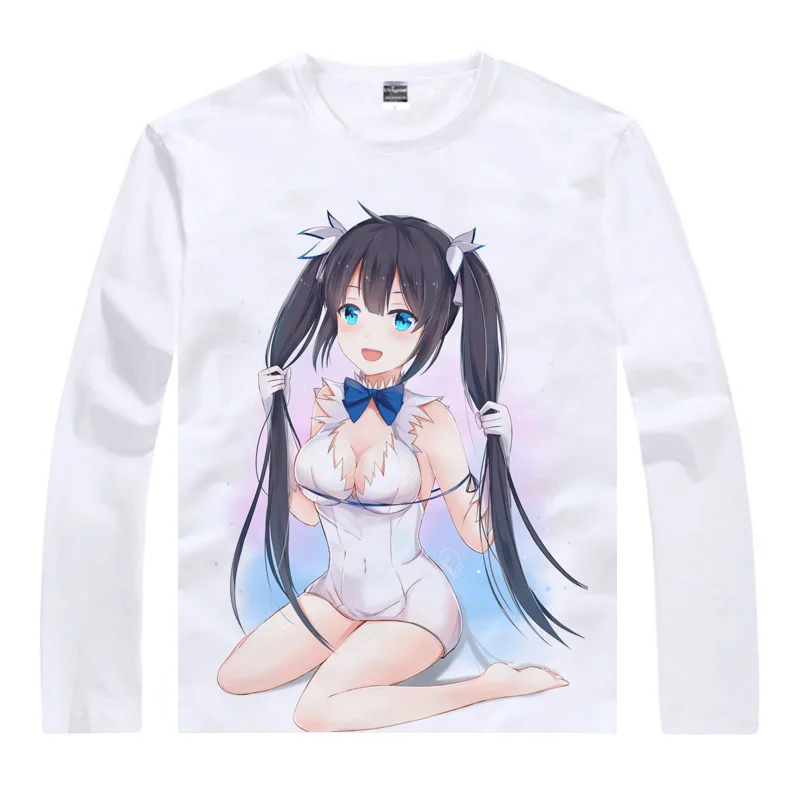 Coolprint Футболка с изображением в стиле аниме DanMachi Familia футболка миф мульти стиль