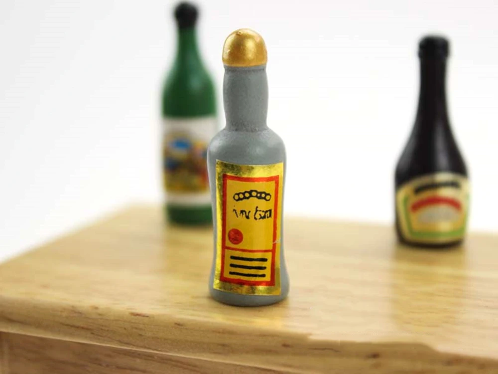 3 шт. 1/12 Кукольный миниатюрные аксессуары мини смолы соус моделирование Кухня приправа игрушки для кукольного дома украшения