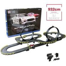 Электрический проводной пульт дистанционного управления автомобиль трек игрушки 1:43 гоночный автомобиль модель родитель-ребенок Взаимодействие смешная радиоуправляемая Игрушечная машина для подарка на день рождения