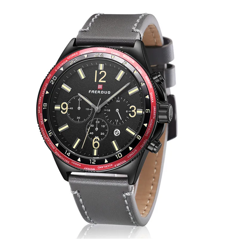 

Fashion men's watch male student large dial waterproof luminous steel with quartz watch non-automatic mechanical watch