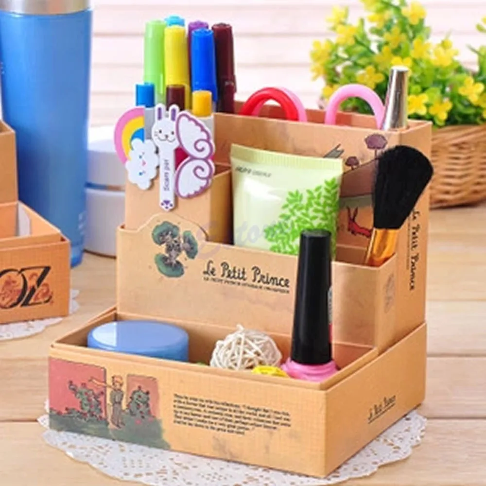 1pc Diy Paper Stationery Makeup Cosmetic Desk Organizer Board Fairy 1pc Diy Paper Stationery Makeup Cosmetic Desk Organizer Board Fairy Tale Storage Box In Bo Bins From Home Garden On Aliexpress Alibaba