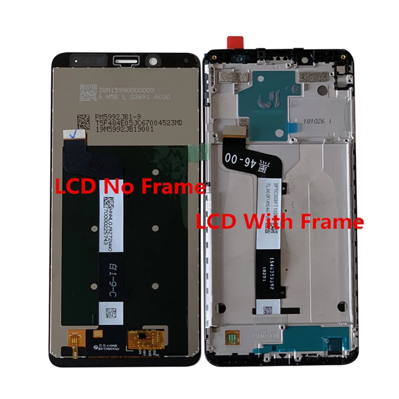 Axisinternational для 5,9" Xiaomi Redmi Note 5 Redmi Note 5 Pro ЖК-экран+ сенсорная панель дигитайзер с рамкой