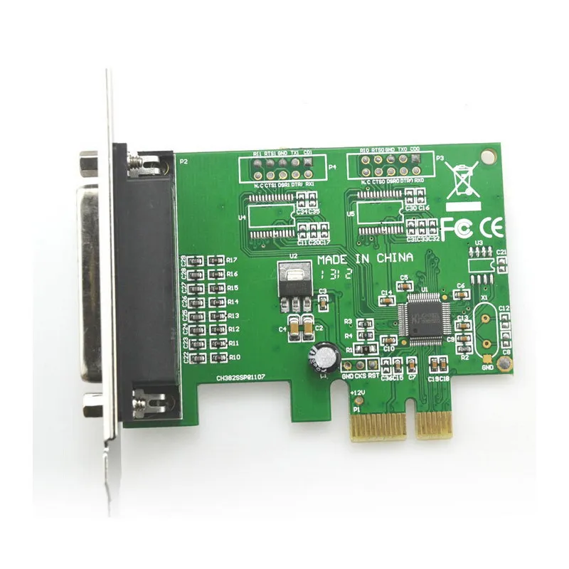 Новый принтер DB25 с параллельным портом LPT к PCI-E PCI Express адаптер конвертер карты |