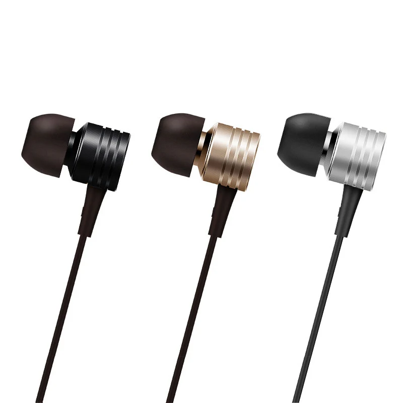 Metal Nylon Rope Super Stereo in Ear Earphone for XiaoMi earpods with Microphone and Remote for