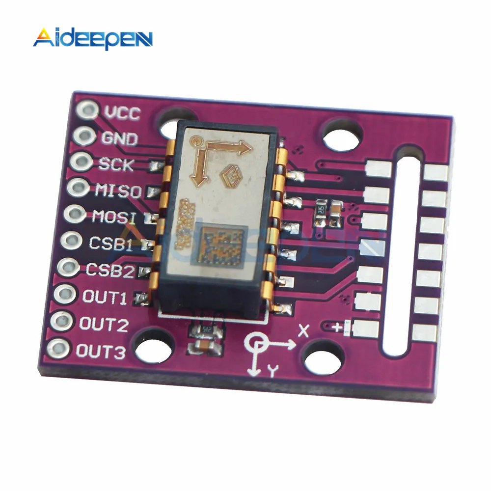 

For CJMCU-100 SCA100T-D02 2 Axis Protractor Inclinometer Tilt Sensor Module 90DEG 12SMD 18Hz DC 5V Biaxial Angle