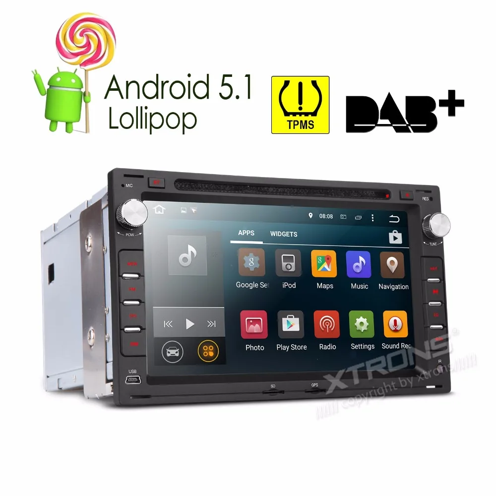 7 Quad Core Android 5 1 OS Special font b Car b font DVD for Volkswagen