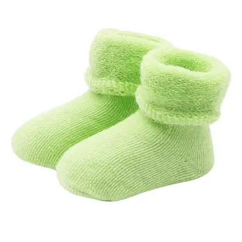 

Kacakid 2017 New Winter Candy Color Socks Lovely Sweet Thicken Warm Children Baby Candy Color Socks Hot Y6