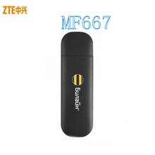 Разблокированный zte MF667 21 Мбит/с беспроводной модем WCDMA 2100/850 МГц USB модем PK huawei E3533 E3331