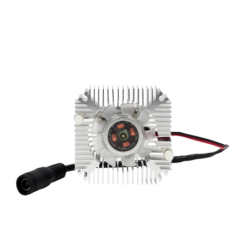 

1 Set Radiator With Fan Aluminum Heatsink High quality 55x55x12mm Extruded Profile for LED Chip Beads Heat Dissipation EU Plug