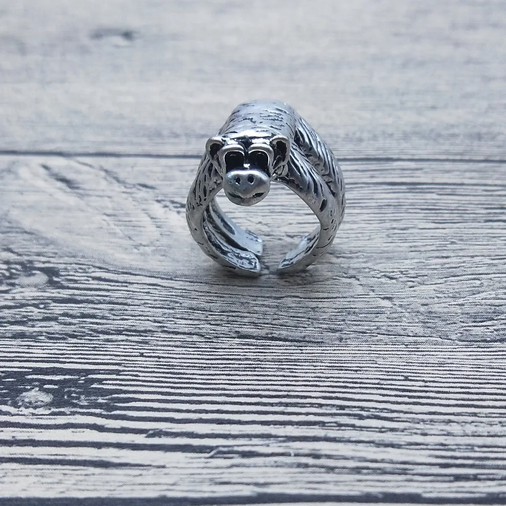 

New Vintage Retro Chimpanzee Rings Classic Adjustable Chimpanzee Rings Jewellery Chimpanzee Jewellery