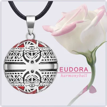 

Eudora 20mm Star Harmony Ball Chime Sound Bola Ball Pendant Necklace Musical Chime Ball for Pregnant Women Vintage Jewelry B320