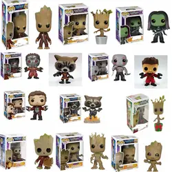 POP стражи галактики 2 фигурку Модель ПВХ Figuras ракета дерево человек фигурку Фигурки игрушки подарки