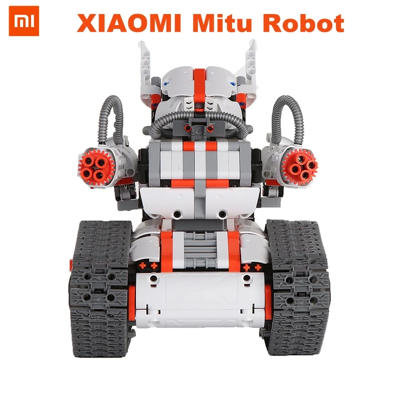 

XIAOMI Mitu DIY bluetooth 4.0 Programable Blocks Smart Intelligent Track Robot Kit Support Smartphone Phone Control Toys