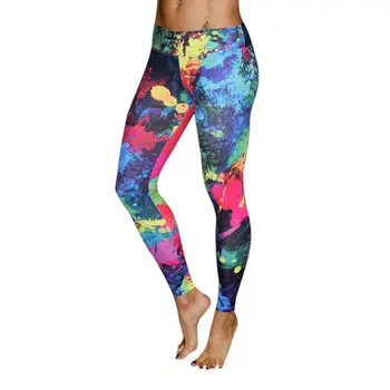 

Sexy Girl Pencil Pants Female Clothing Fashion Women Colorful Printed Leggings Elastic Slim Fitness Workout Women Leggings