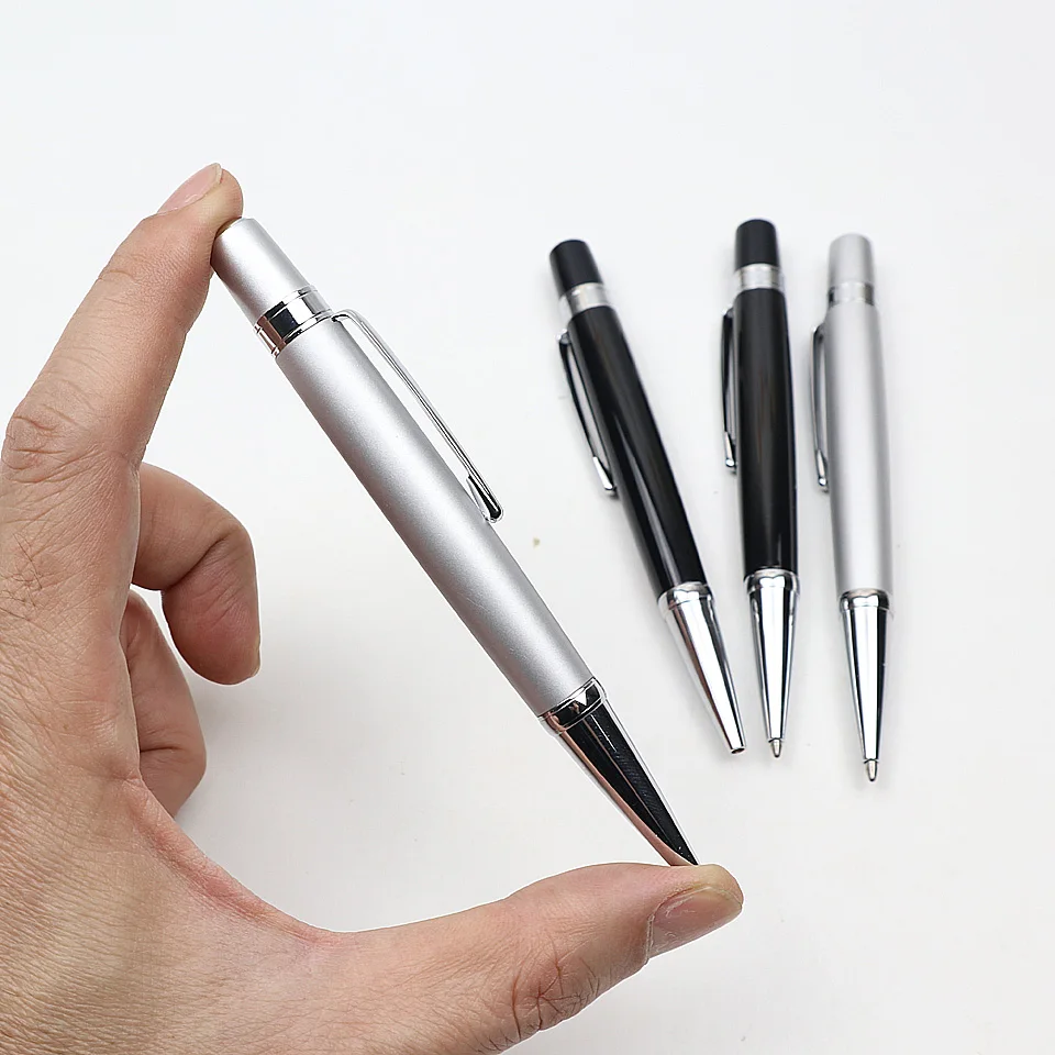 Роскошная мини-металлическая шариковая ручка 0,7, черные чернила, вращающаяся заправка, высокое качество, роликовая ручка для бизнеса, письма, офиса, школы, принадлежности