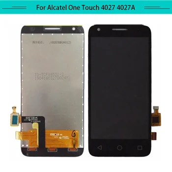 

3 PCS For Alcatel Pixi3 4.5 4027D 4027X 4027A One Touch POP Touch Screen Lens Glass+LCD with free shipping