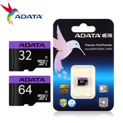 ADATA карта памяти 16 ГБ 32 ГБ 64 Гб 128 Гб Бесплатная доставка TF/SD карты Micro Sd карта Class10 UHS-1 флэш Micro Sd смартфон/планшет