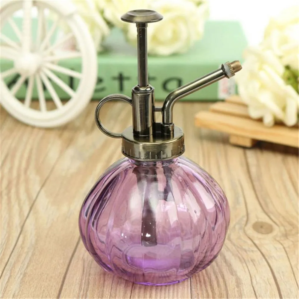 Retro Watering Pot Flower Antique Plastic Glass Bronze Style Plants Shower Crafts Cans Bottle Small Garden Tools watering can watering pot flower watering pot