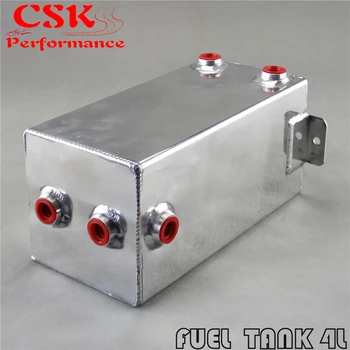 

4L Universal Aluminium 4 Litre Swirl Pot 4L Fuel Polished Alloy Surge Tank