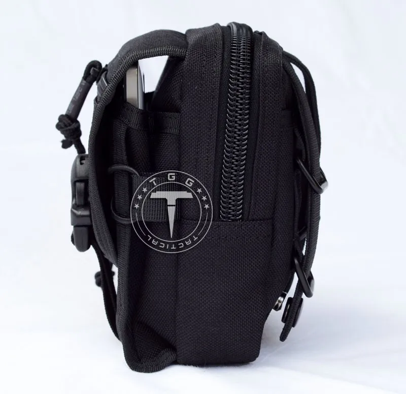 TTGTACTICAL спортивные поясные сумки для кемпинга Molle EDC Военная Тактическая походная поясная сумка для 5," телефона черный/коричневый