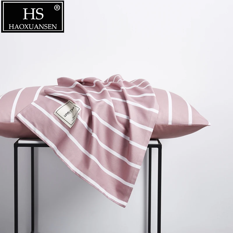 

New 1 Piece 100% Natural Cotton Soft Pillowcase Fashion Plaid Stripes Print Decorative Pillow Cover Bedding 48x74cm(19x29inches)