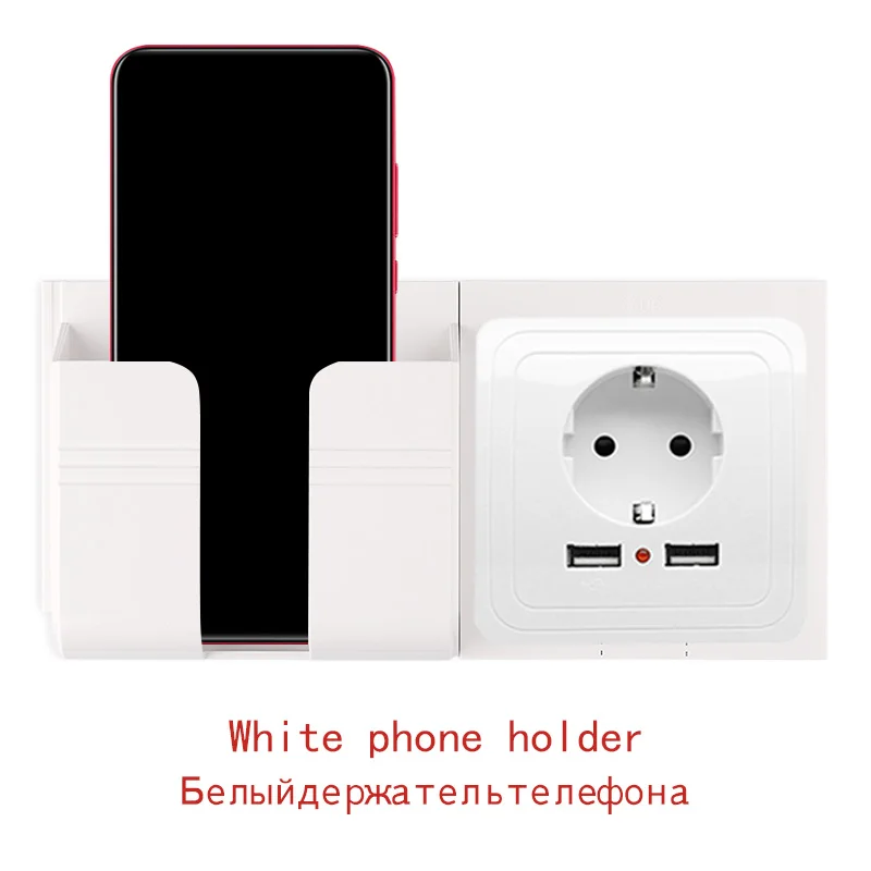 KEKA pop, двойной USB порт, настенная розетка, зарядное устройство, адаптер для зарядки, 2.4A, настенное зарядное устройство, адаптер, штепсельная вилка европейского стандарта, розетка питания, белый держатель