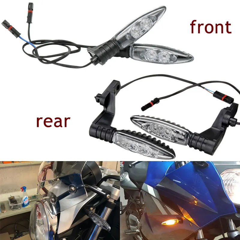 Янтарный светодиодный указатель поворота спереди и сзади для мотоциклов BMW R1200 GS R