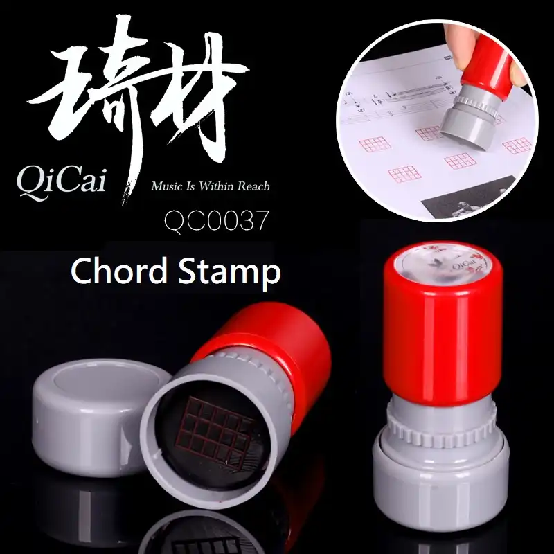 Qicai Qc0037 Guitar Chord Rubber Stamp Easy To Use For Acoustic Electric Bass Guitar Plus Ukulele Guitar Chord Guitar Chord Stampchord Stamp Aliexpress